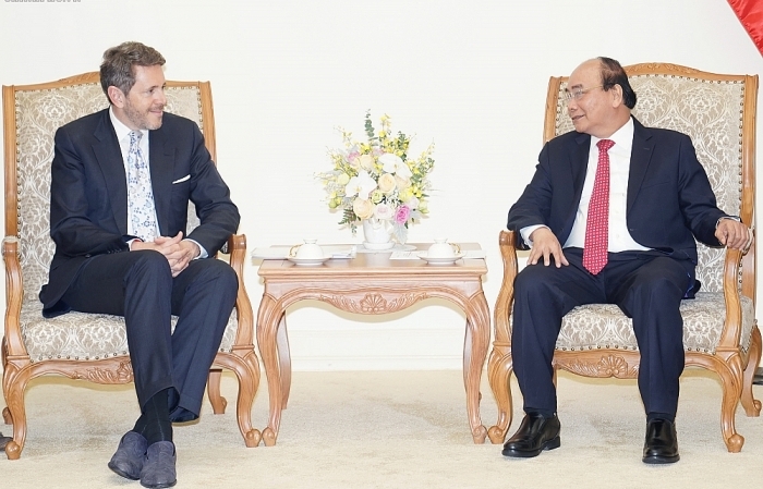 Thủ tướng Nguyễn Xuân Phúc tiếp Chủ tịch Phòng Kinh tế Áo