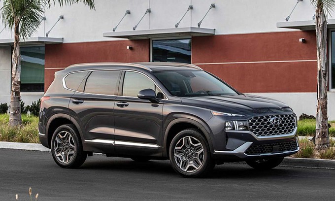 Hyundai SantaFe 2021 bản nâng cấp 'sẵn sàng' lăn bánh tại Việt Nam Hyundai SantaFe 2021 bản nâng cấp 'sẵn sàng' lăn bánh tại Việt Nam