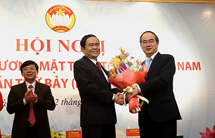 Ông Trần Thanh Mẫn được cử giữ chức vụ Chủ tịch Mặt trận Tổ quốc