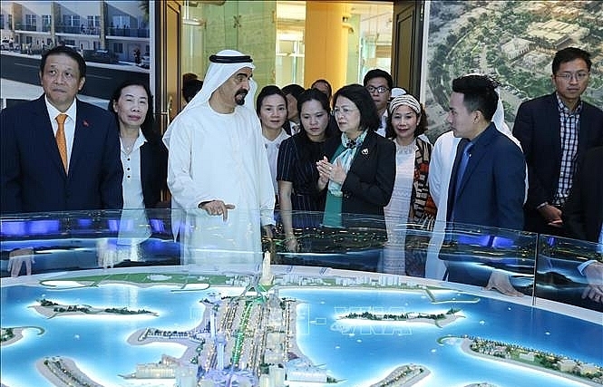 Phó Chủ tịch nước Đặng Thị Ngọc Thịnh làm việc với Lãnh đạo Tập đoàn Nakheel & Mimitless