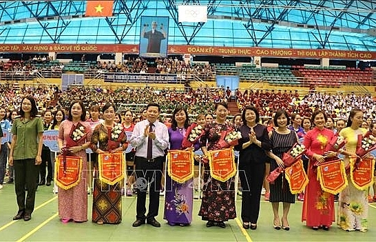 Phó Chủ tịch nước dự Liên hoan Thể dục - Thể thao Phụ nữ toàn quốc năm 2019