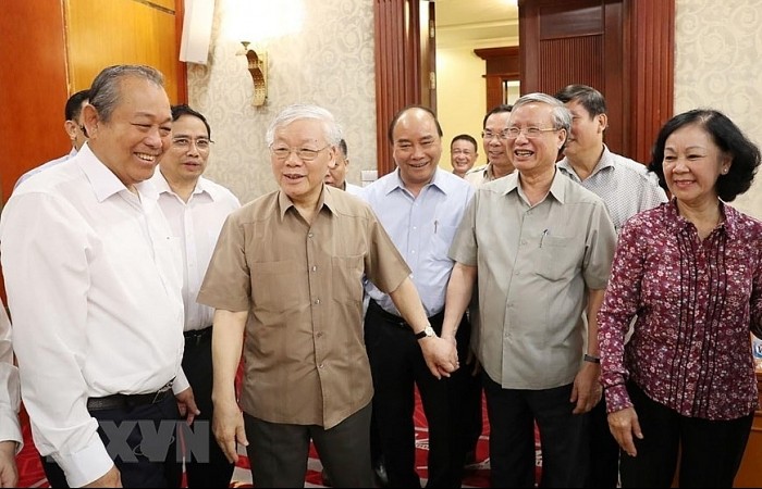 Tổng Bí thư, Chủ tịch nước Nguyễn Phú Trọng chủ trì họp Bộ Chính trị