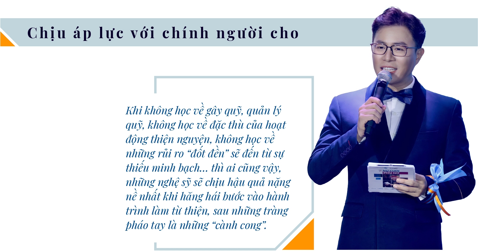 MC Trịnh Lê Anh: Từ thiện, làm sao để không gặp “cành cong”?