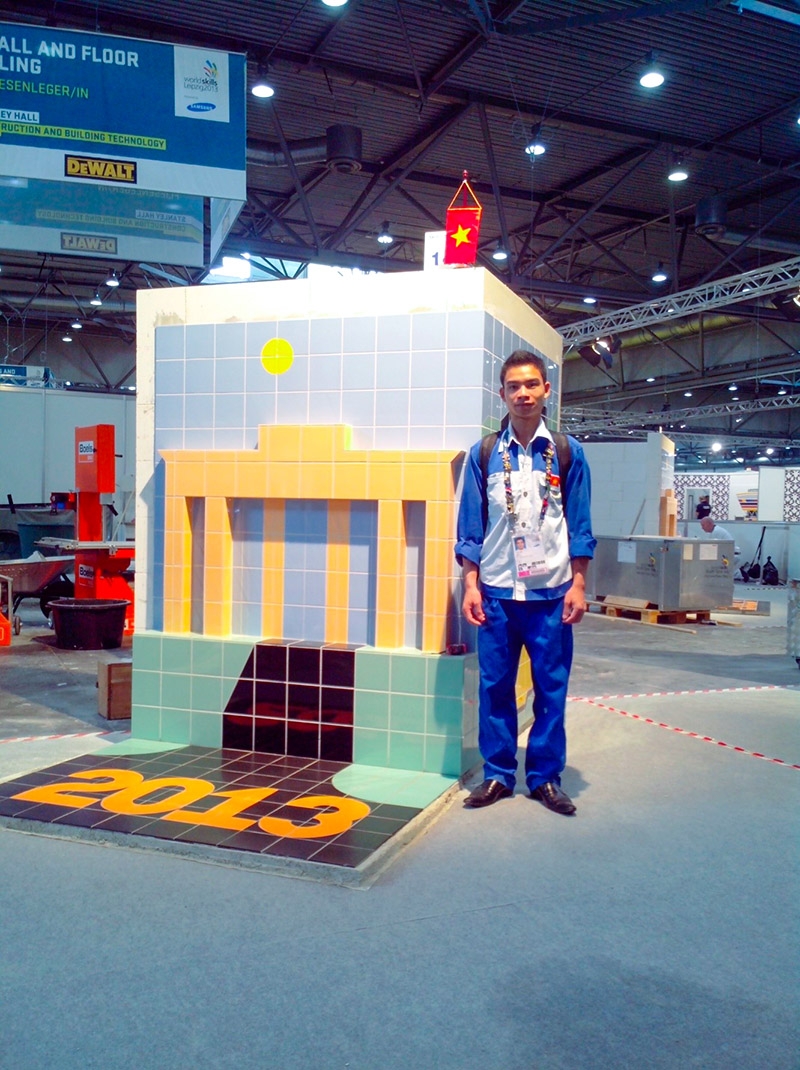 Học sinh: Phạm Văn Linh Đạt chứng chỉ nghề xuất sắc kỳ thi kỹ năng nghề Thế giới