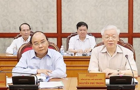 Tổng Bí thư, Chủ tịch nước Nguyễn Phú Trọng chủ trì họp Bộ Chính trị