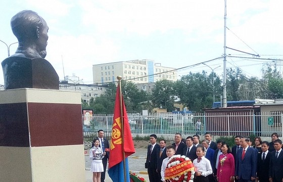 Đại tướng, Bộ trưởng Tô Lâm thăm trường Hồ Chí Minh ở Ulan Bator