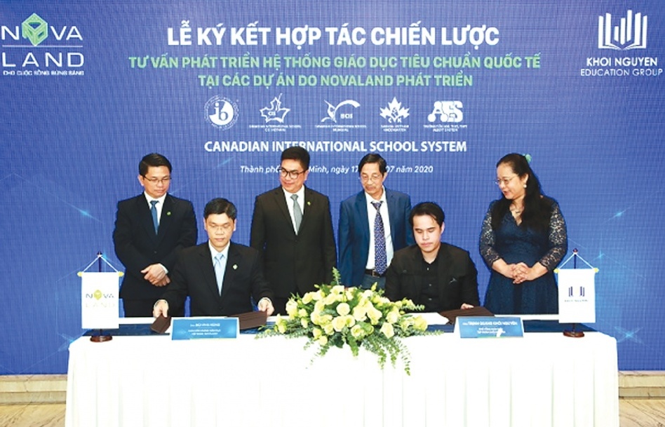 Novaland và Tập đoàn giáo dục Khôi Nguyên ký hợp tác chiến lược