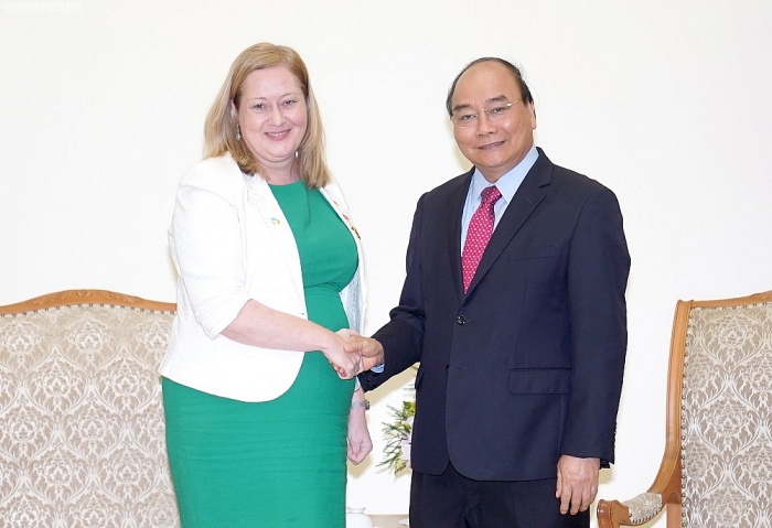 Thủ tướng Nguyễn Xuân Phúc tiếp Đại sứ Ireland chào từ biệt thu tuong nguyen xuan phuc tiep dai su ireland chao tu biet