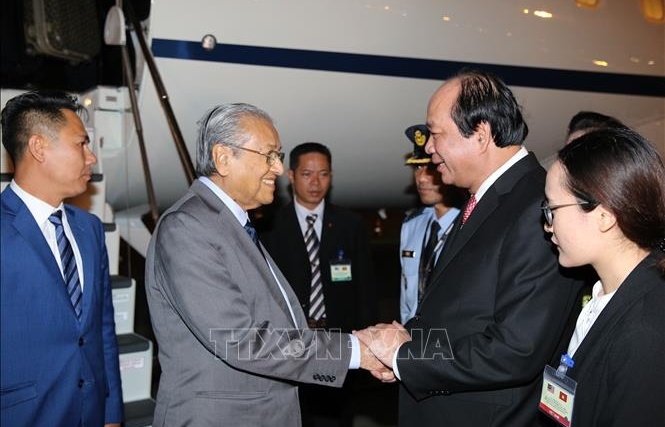 Thủ tướng Malaysia Mahathir Mohamad bắt đầu thăm chính thức Việt Nam