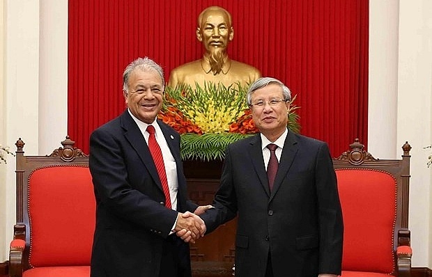 Thường trực Ban Bí thư tiếp Tổng Bí thư Đảng Lao động Mexico