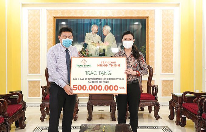 Tập đoàn Hưng Thịnh ủng hộ 20 tỷ đồng cho hoạt động phòng, chống Covid-19