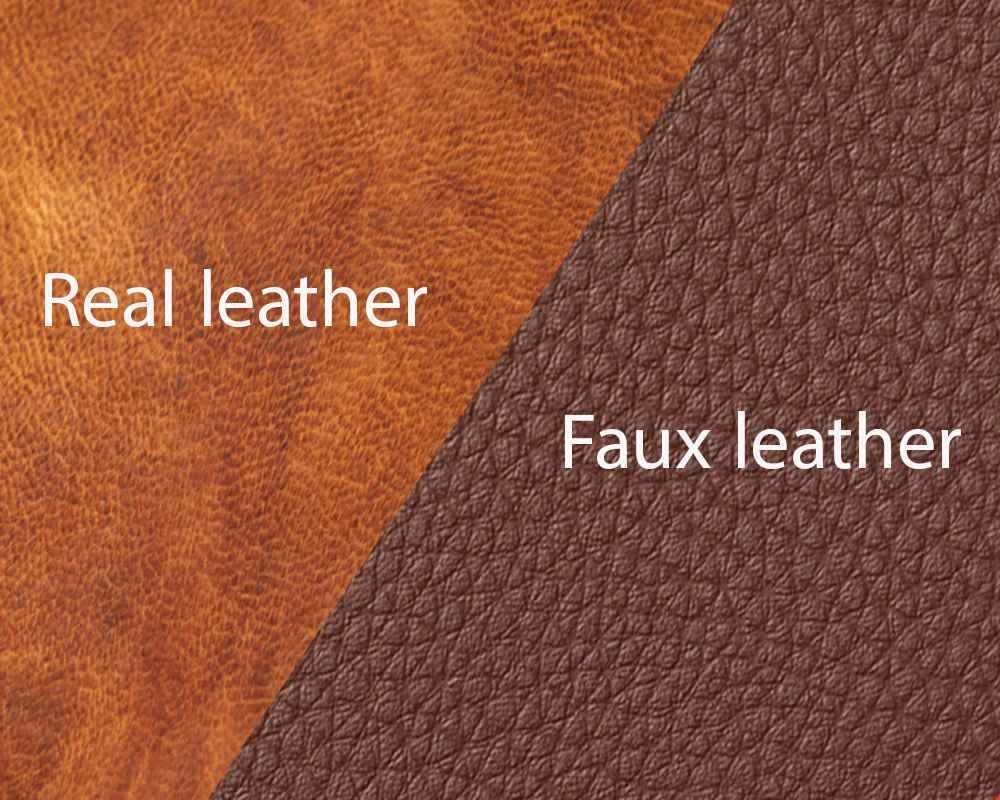 Bề mặt da thật (Real leather) và giả da (Faux leather). Ảnh: Carfromjapan Bề mặt da thật (Real leather) và giả da (Faux leather). Ảnh: Carfromjapan