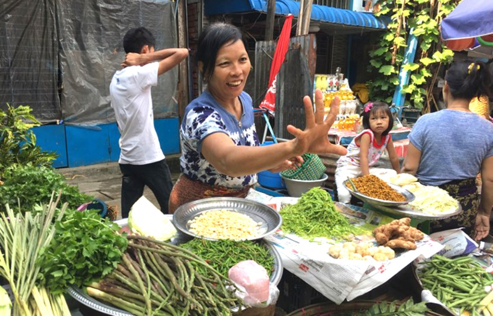 Đi chợ ở Yangon