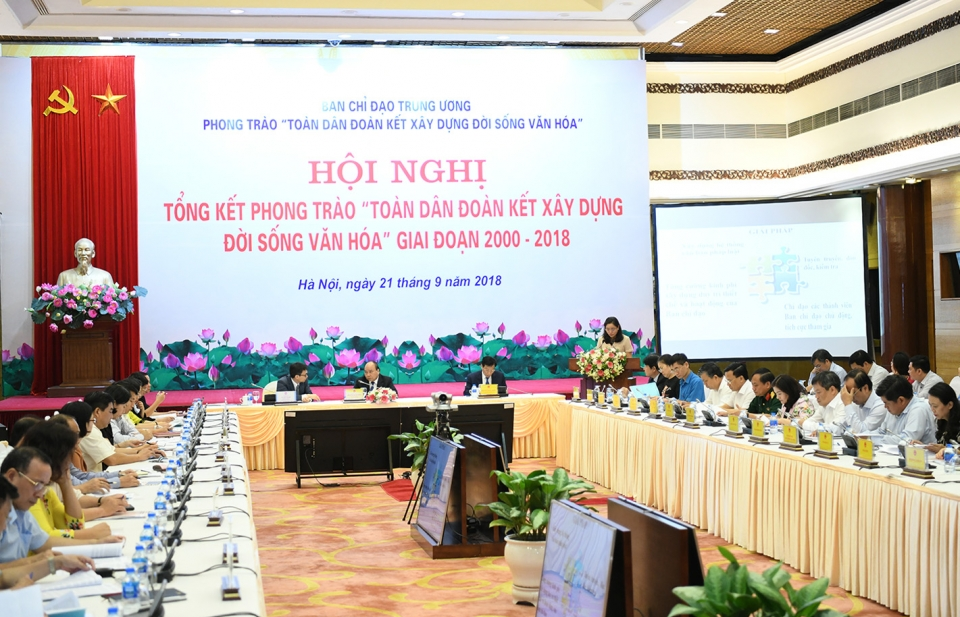 Tiếp thêm sức mạnh, sức lan toả cho phong trào xây dựng đời sống văn hoá