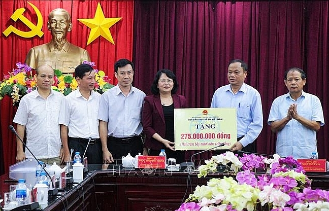 Phó Chủ tịch nước đến thăm và làm việc tại tỉnh Bắc Kạn