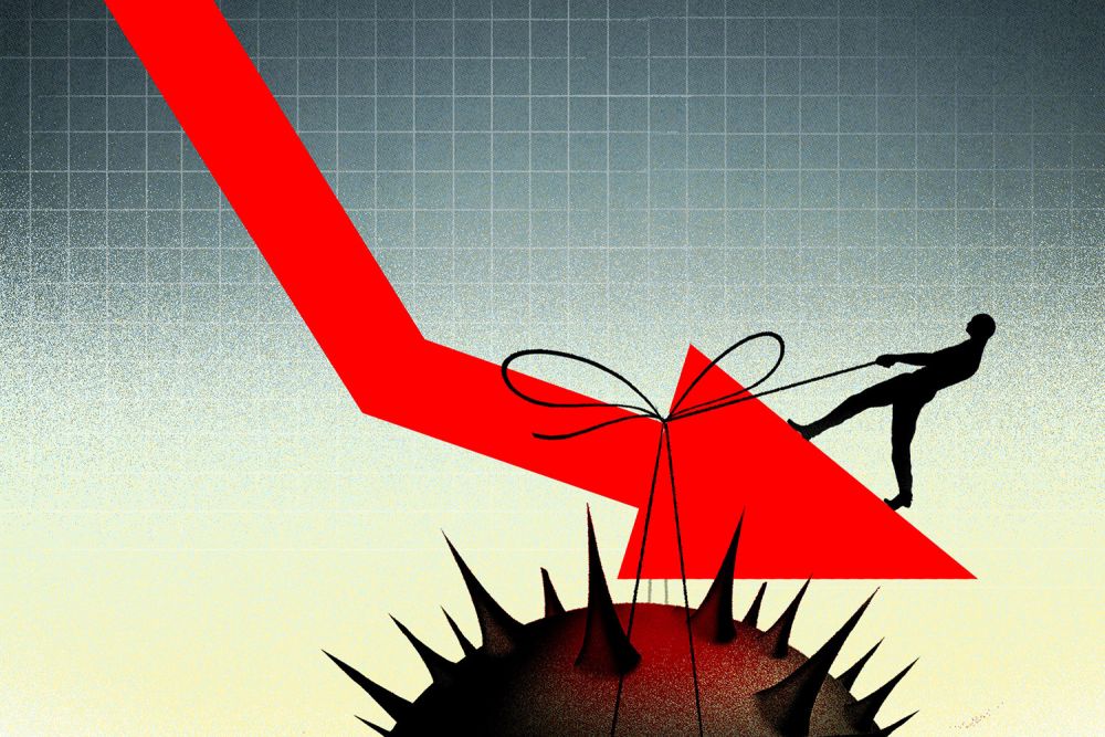 Mức độ nghiêm trọng của nền kinh tế đã vượt xa khủng hoảng tài chính 2008, thậm chí vượt cả Đại suy thoái ở Mỹ vào những năm 1930. (Nguồn: Foreignpolicy) mo-hinh-phuc-hoi-hinh-chu-k