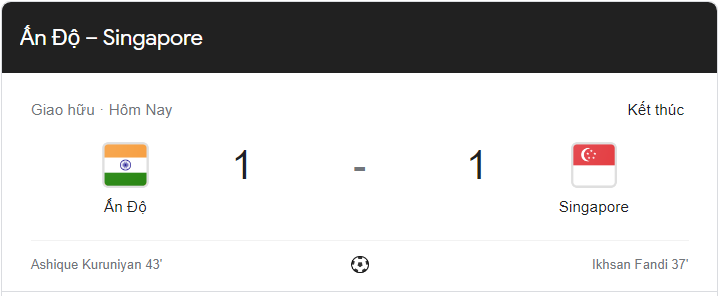 Link xem trực tiếp Ấn Độ vs Singapore (19h00 ngày 24/9) giao hữu bóng đá quốc tế Hưng Thịnh 2022 Link xem trực tiếp Ấn Độ vs Singapore (19h00 ngày 24/9) giao hữu bóng đá quốc tế Hưng Thịnh 2022