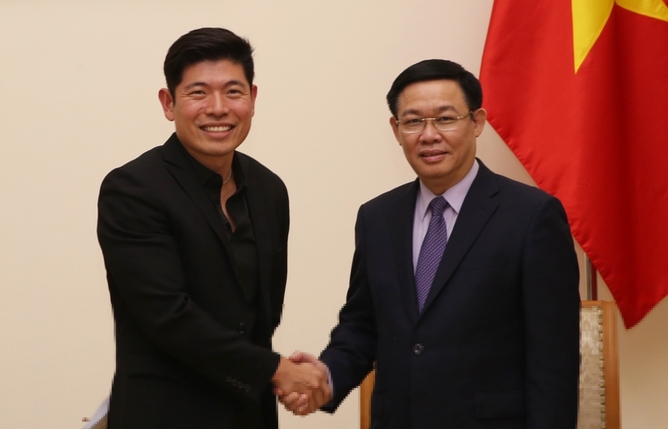 Phó Thủ tướng Vương Đình Huệ tiếp Giám đốc điều hành Grab