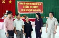 Quyền Chủ tịch nước tiếp xúc cử tri huyện Tam Bình, tỉnh Vĩnh Long