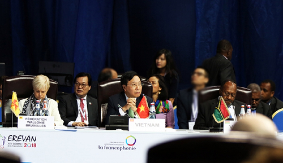 Bế mạc Hội nghị Cấp cao Pháp ngữ, Bộ trưởng Ngoại giao Rwanda Louise Mushikiwabo là Tổng Thư ký OIF