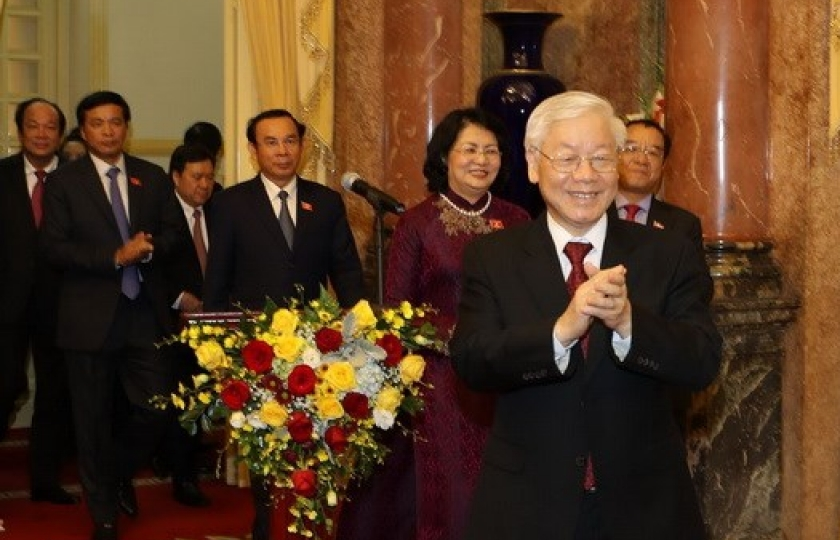 Tổng Bí thư, Chủ tịch nước gặp mặt Văn phòng Chủ tịch nước