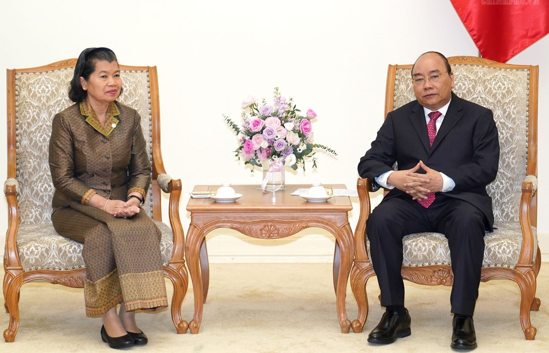 Thủ tướng Nguyễn Xuân Phúc tiếp Phó Thủ tướng Campuchia