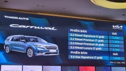 Cập nhật bảng giá xe Kia Carnival 2022 tháng 10/2021