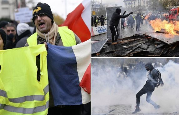 Một năm Áo vàng bao trùm nước Pháp