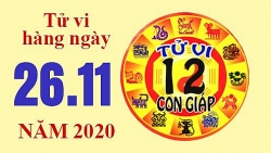 Tử vi hôm nay - Xem tử vi vui 12 con giáp ngày 26/11: Tuổi Sửu hao hụt tiền bạc, tuổi Dậu đề phòng kẻ quấy phá