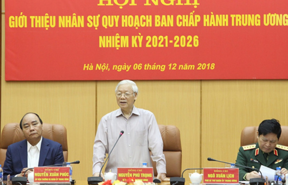 Giới thiệu nhân sự cán bộ Quân đội quy hoạch Ban Chấp hành Trung ương