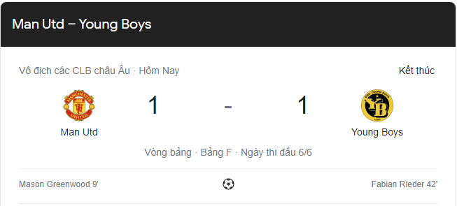 Link xem trực tiếp MU vs Young Boys 3h00 ngày 9/12 bảng F Cúp C1 Link xem trực tiếp MU vs Young Boys 3h00 ngày 9/12 bảng F Cúp C1