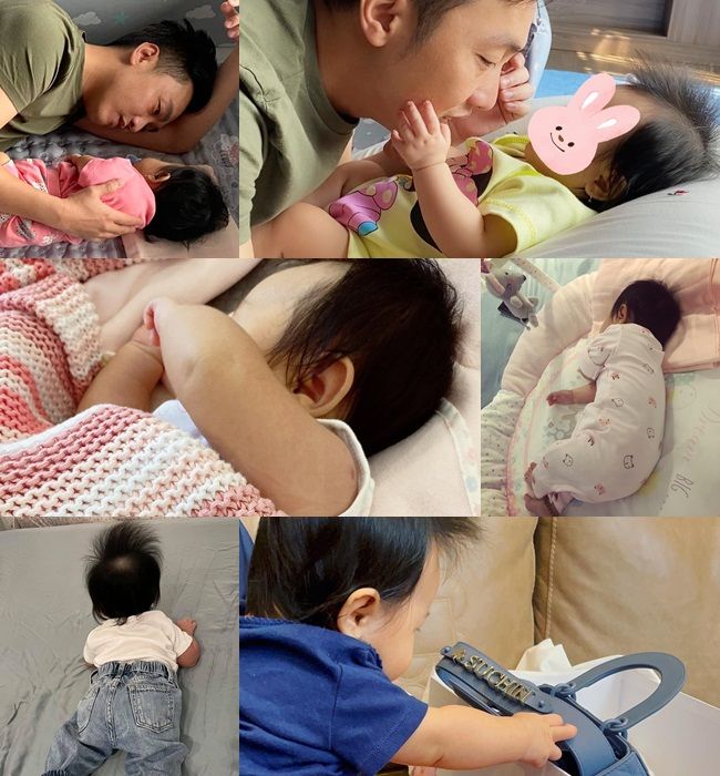 Những bức ảnh khoe con trước đó của Đàm Thu Trang hầu hết khuất mặt, khiến khán giả không thể hình dung được gì.