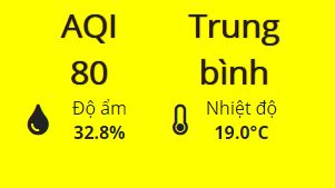 Sau 6 ngày liên tiếp ở mức đỏ và tím, chất lượng không khí của Hà Nội đã chuyển vàng