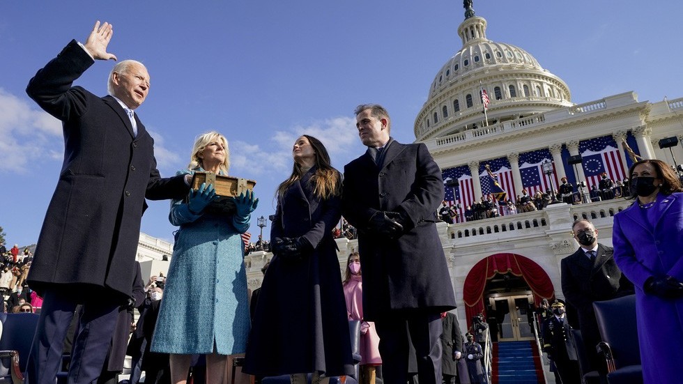 Hình ảnh về lễ nhậm chức tân Tổng thống Mỹ