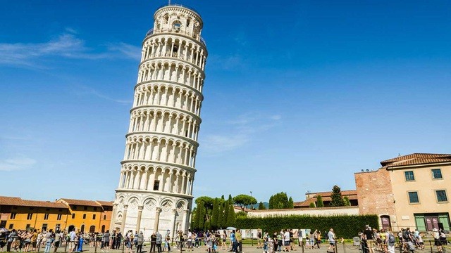 Tháp nghiêng Pisa - công trình mang tính biểu tượng của Italia Tháp nghiêng Pisa - công trình mang tính biểu tượng của Italia