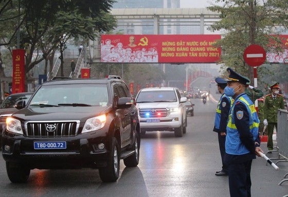 Công tác an ninh được thắt chặt, đảm bảo an toàn cho Đại hội XIII của Đảng