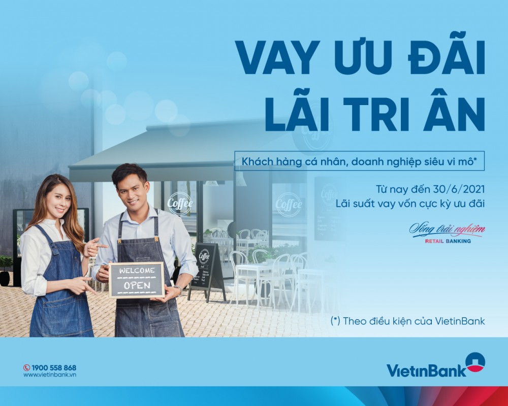 VietinBank gia hạn chương trình 'Vay ưu đãi, lãi tri ân”' VietinBank gia hạn chương trình 'Vay ưu đãi, lãi tri ân'