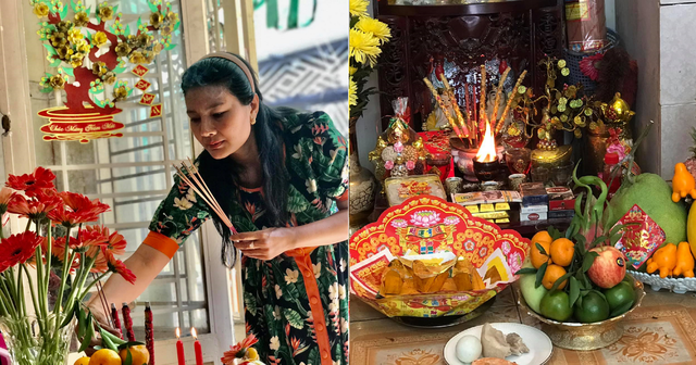 'Soi' mâm cỗ ngày vía Thần Tài của loạt sao Việt 'Soi' mâm cỗ ngày vía Thần Tài của loạt sao Việt