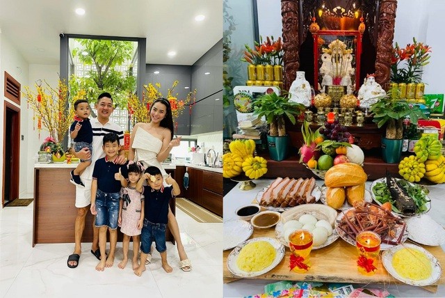 'Soi' mâm cỗ ngày vía Thần Tài của loạt sao Việt 'Soi' mâm cỗ ngày vía Thần Tài của loạt sao Việt