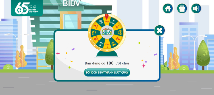 Vòng quay may mắn, quay là trúng. Vòng quay may mắn, quay là trúng.