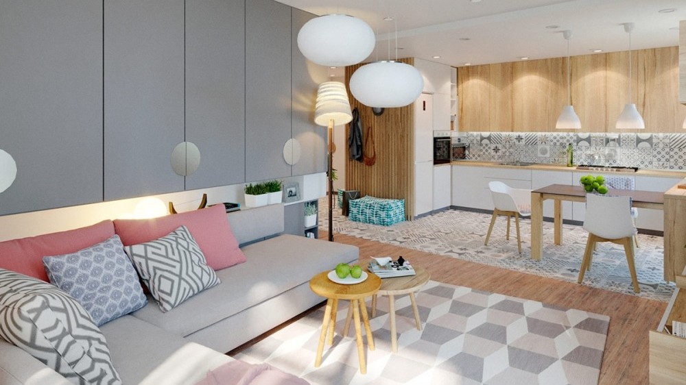 Gợi ý trang trí căn hộ ngọt ngào, xinh xắn với hoạ tiết gạch bông và tông màu trang nhã