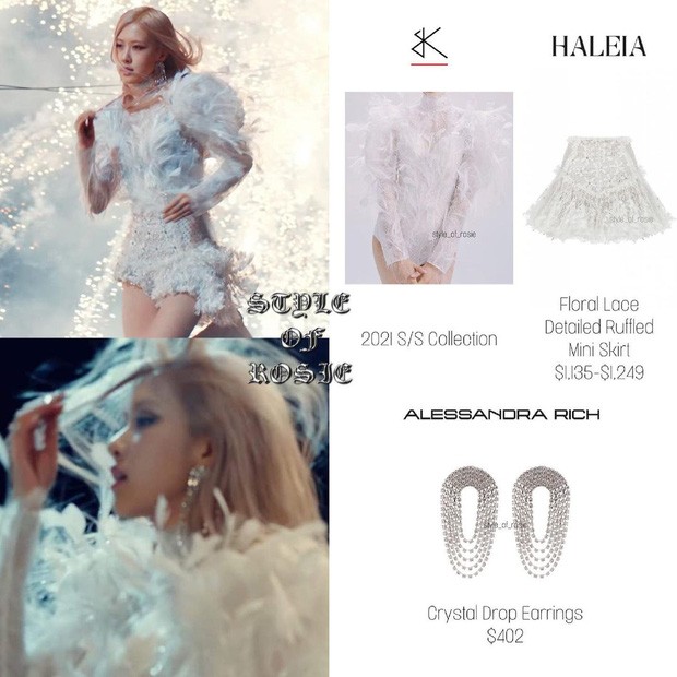 Những bộ trang phục đắt giá trong MV 'On The Ground' của Rosé BLACKPINK