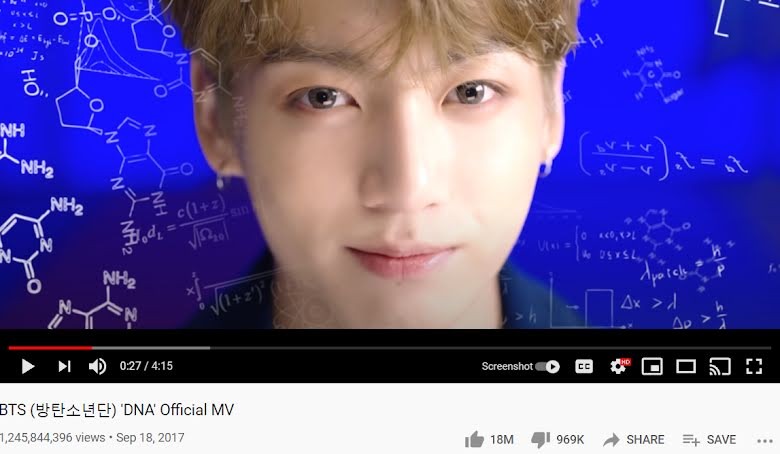 8 MV KPop nằm trong 'câu lạc bộ tỷ view' của YouTube