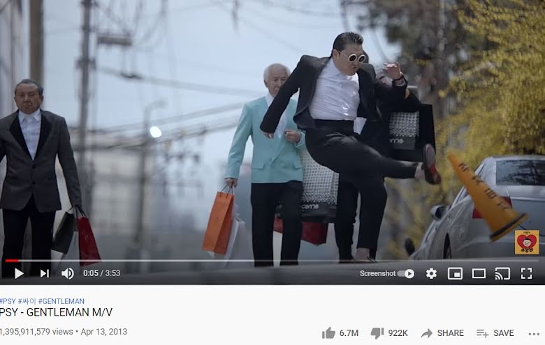 8 MV KPop nằm trong 'câu lạc bộ tỷ view' của YouTube