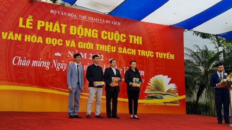 Lễ phát động cuộc thi Đại sứ Văn hoá đọc và Giới thiệu sách trực tuyến 2022