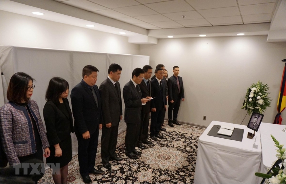 Lễ viếng và mở Sổ tang nguyên Chủ tịch nước Lê Đức Anh tại Hoa Kỳ, Canada và Ukraine