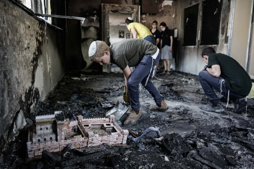 Hình ảnh về những cuộc giao tranh dữ dội giữa Israel-Palestine