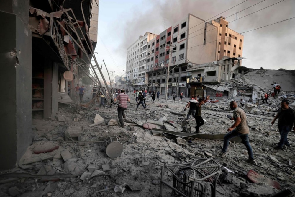 Hình ảnh về những cuộc giao tranh dữ dội giữa Israel-Palestine