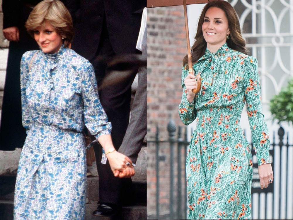 13 lần 'đụng hàng' phong cách của Kate Middleton với Công nương Diana Những lần 'đụng hàng' phong cách của Kate Middleton với Công nương Diana