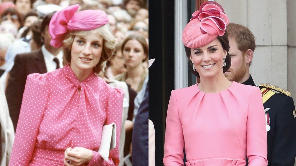Những lần 'đụng hàng' phong cách của Kate Middleton với Công nương Diana